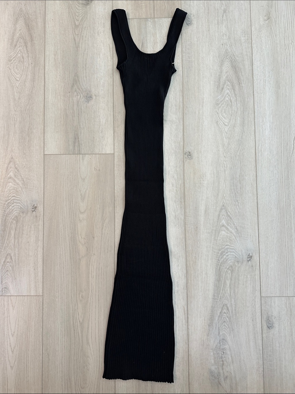 Tigerlily Vida Black Rib Knit Maxi Dress Nwt Xxs - Xs